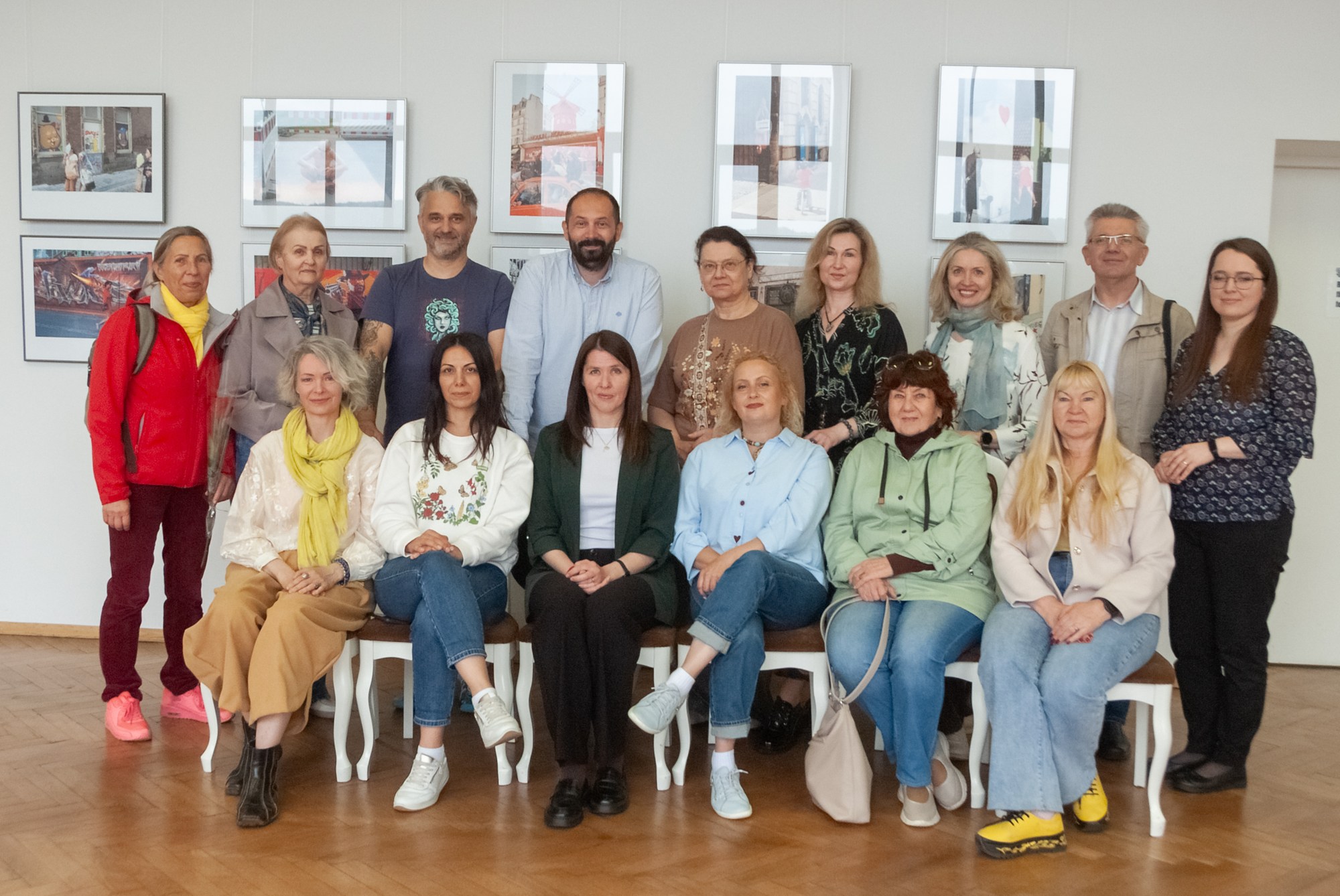 Group photograph from the opening in Zarasai